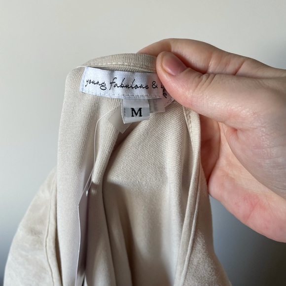 NWT YOUNG FABULOUS & BROKE / LONG SLEEVE TOP - Picture 6 of 6